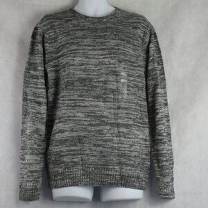 And Now This Men's Marled Brushed Pullover Sweater, Gray Heather, Large